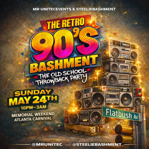 90�s bashment party Atlanta Carnival weekend 