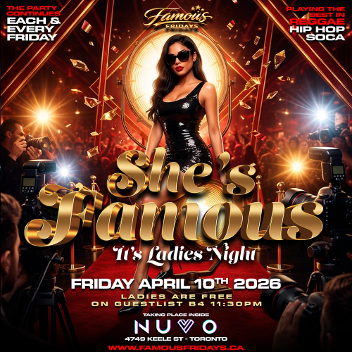 She�s Famous - A Famous Fridays Special Event 