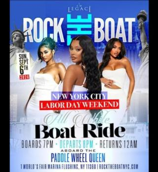 Rock The Boat Nyc � Labor Day Weekend All White Boat Ride 2026 