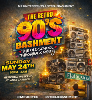 90�s bashment party Atlanta Carnival weekend 